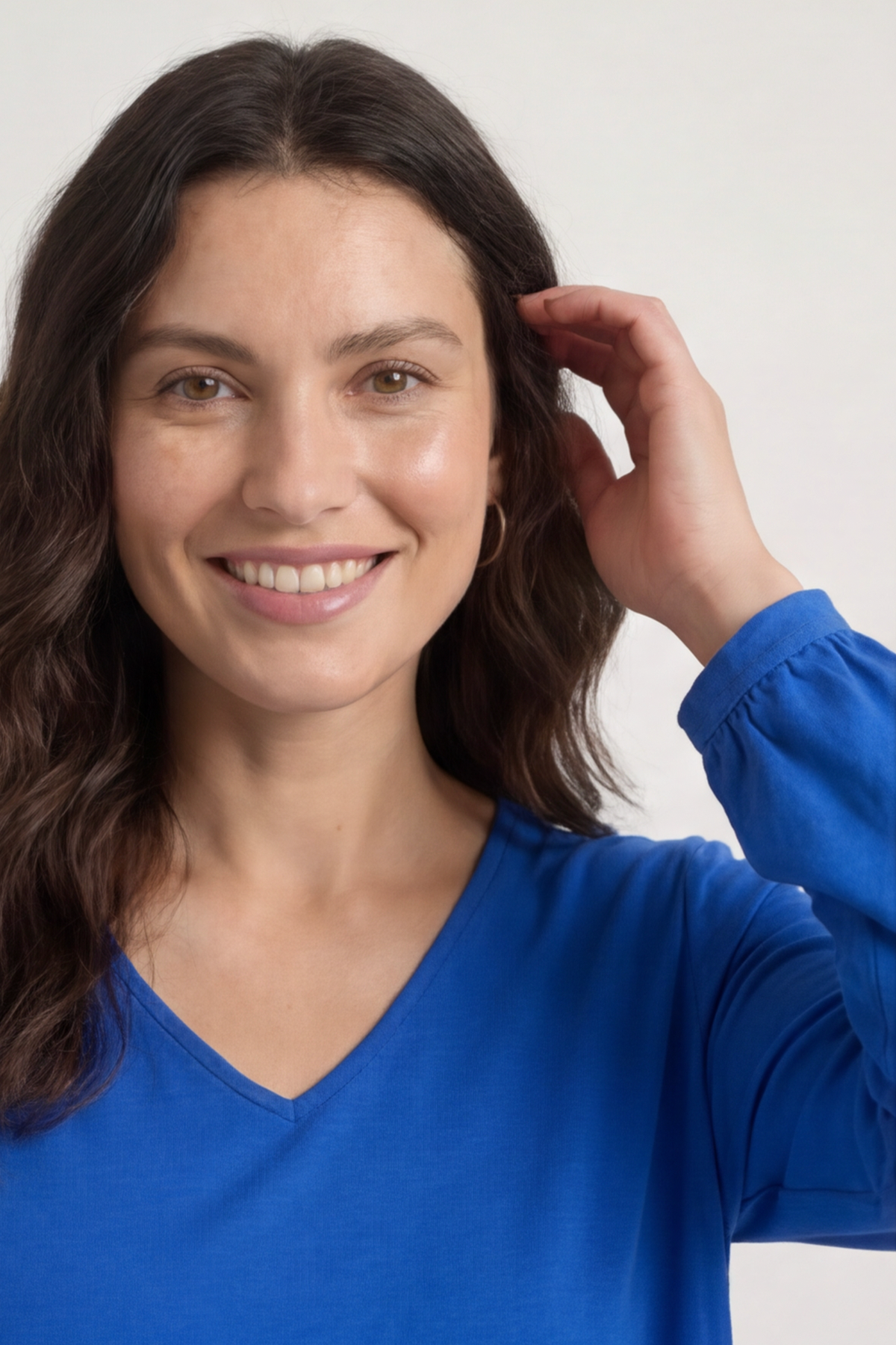 Eliza Cotton Dress Cobalt