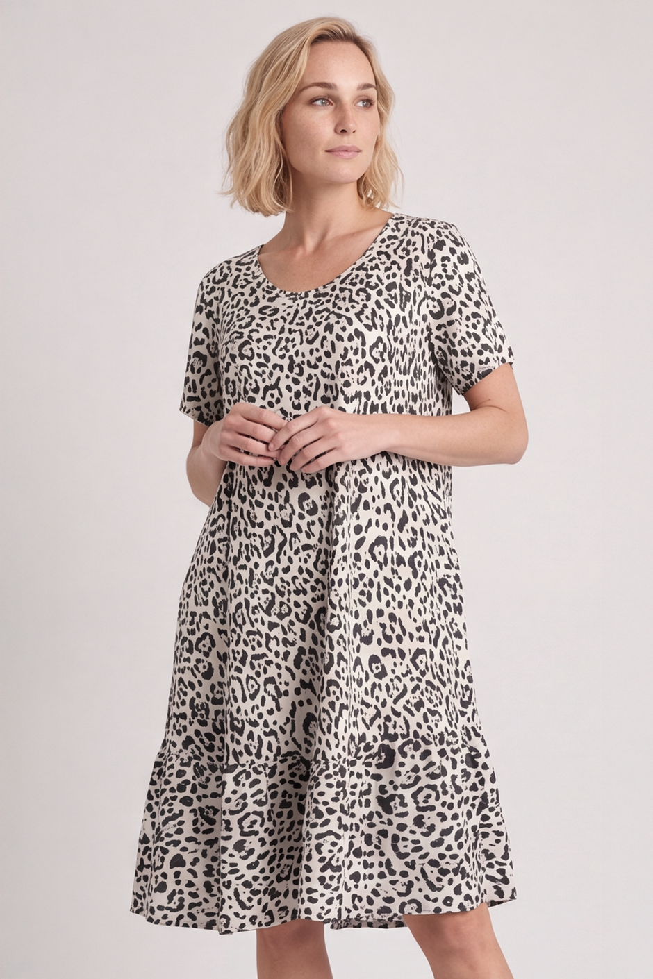 Esme White Print Dress