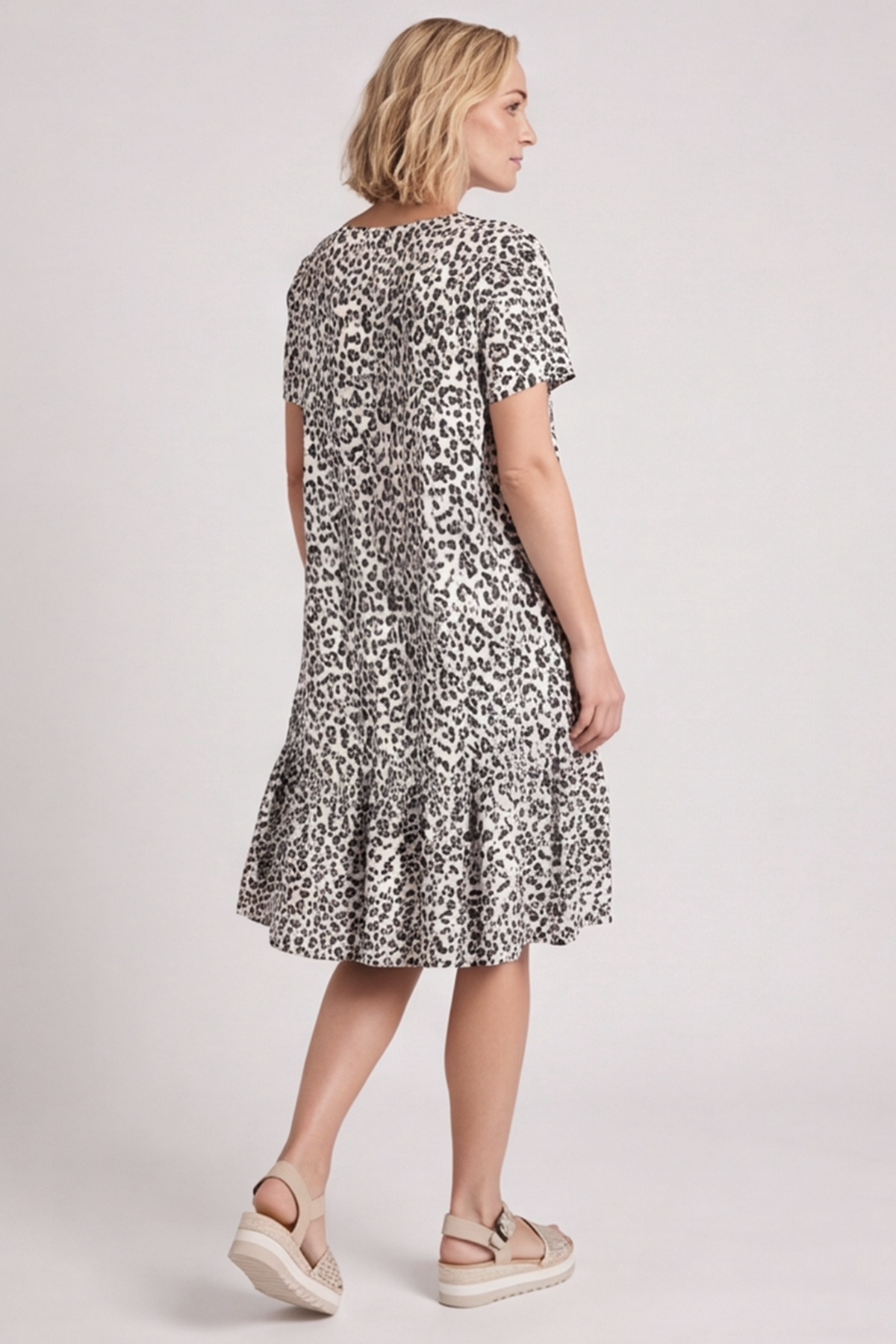 Esme White Print Dress
