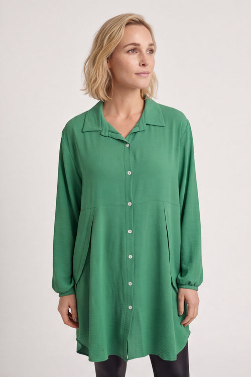 Eulalia Shirt Emerald - Image 2