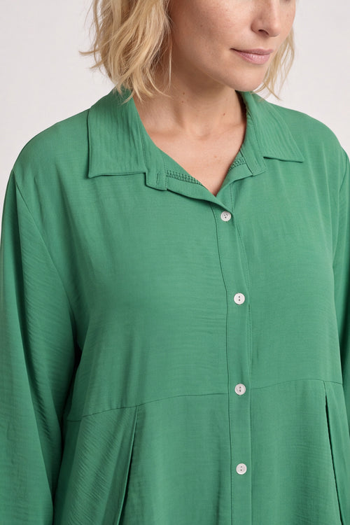 Eulalia Shirt Emerald - Image 4