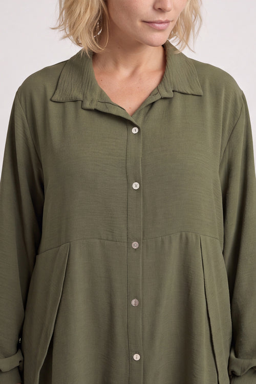Eulalia Shirt Khaki - Image 5