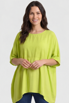 Freya Top Lime