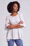 Arabella Cotton Tunic Top White