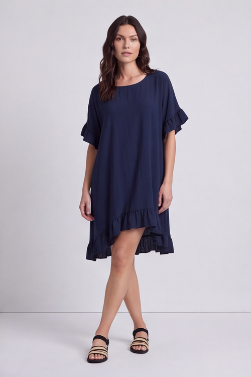 Aria Essential Cotton Top Navy - Image 3