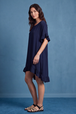 Aria Essential Cotton Top Navy Navy - Aria Essential Cotton Top Navy