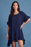 Aria Essential Cotton Top Navy