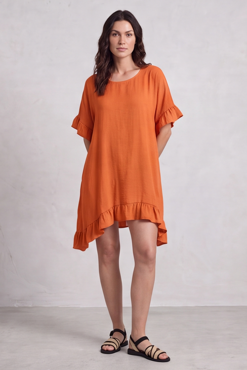 Aria Essential Cotton Top Orange - Image 4