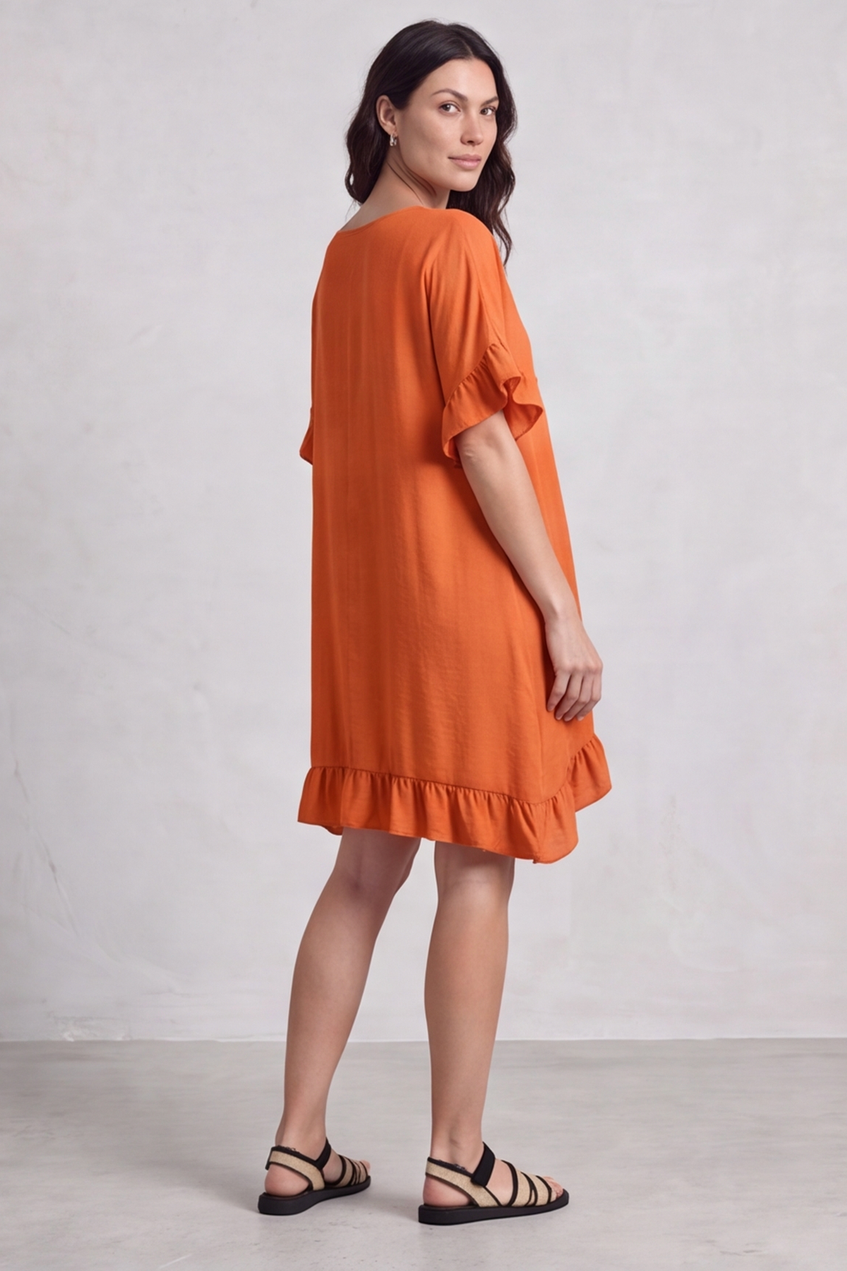 Aria Essential Cotton Top Orange