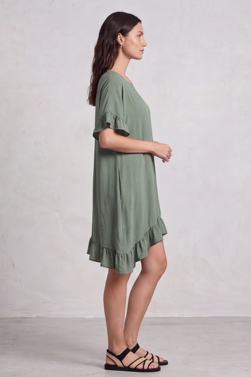 Aria Essential Cotton Top Olive - Image 3
