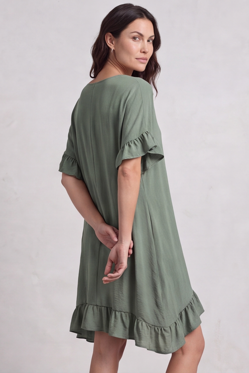 Aria Essential Cotton Top Olive - Image 4
