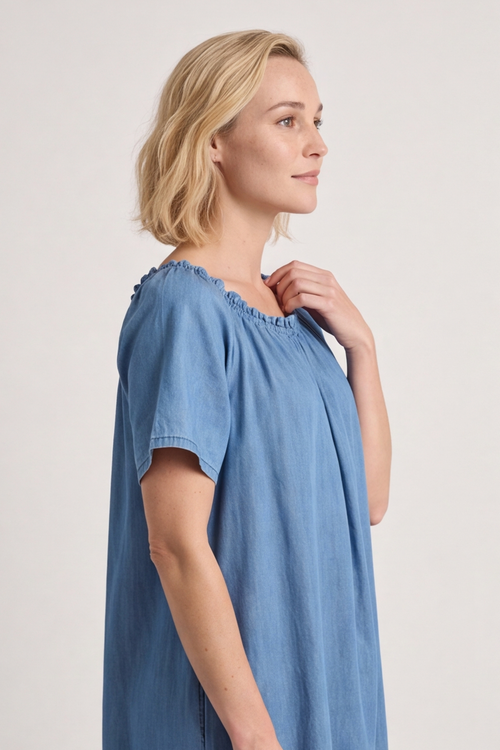 Grace Denim Dress - Image 6