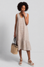 Imani Sleeveless Gingham Cocoa Dress