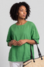 Ariana Cotton Tunic Top Apple Green