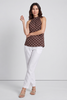 Blake Cocoa Polka Dot Top