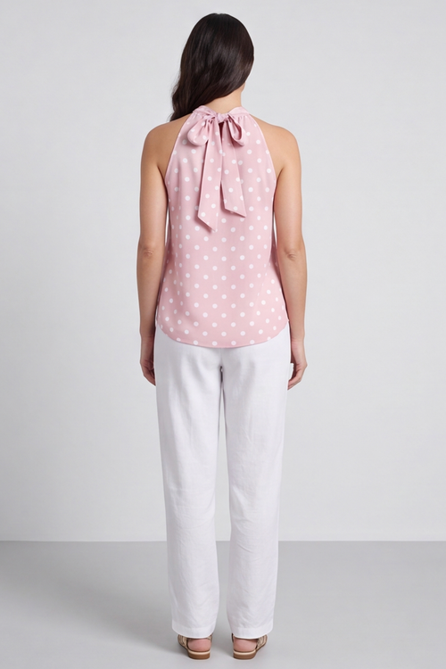 Blake Pink Polka Dot Top - Image 5