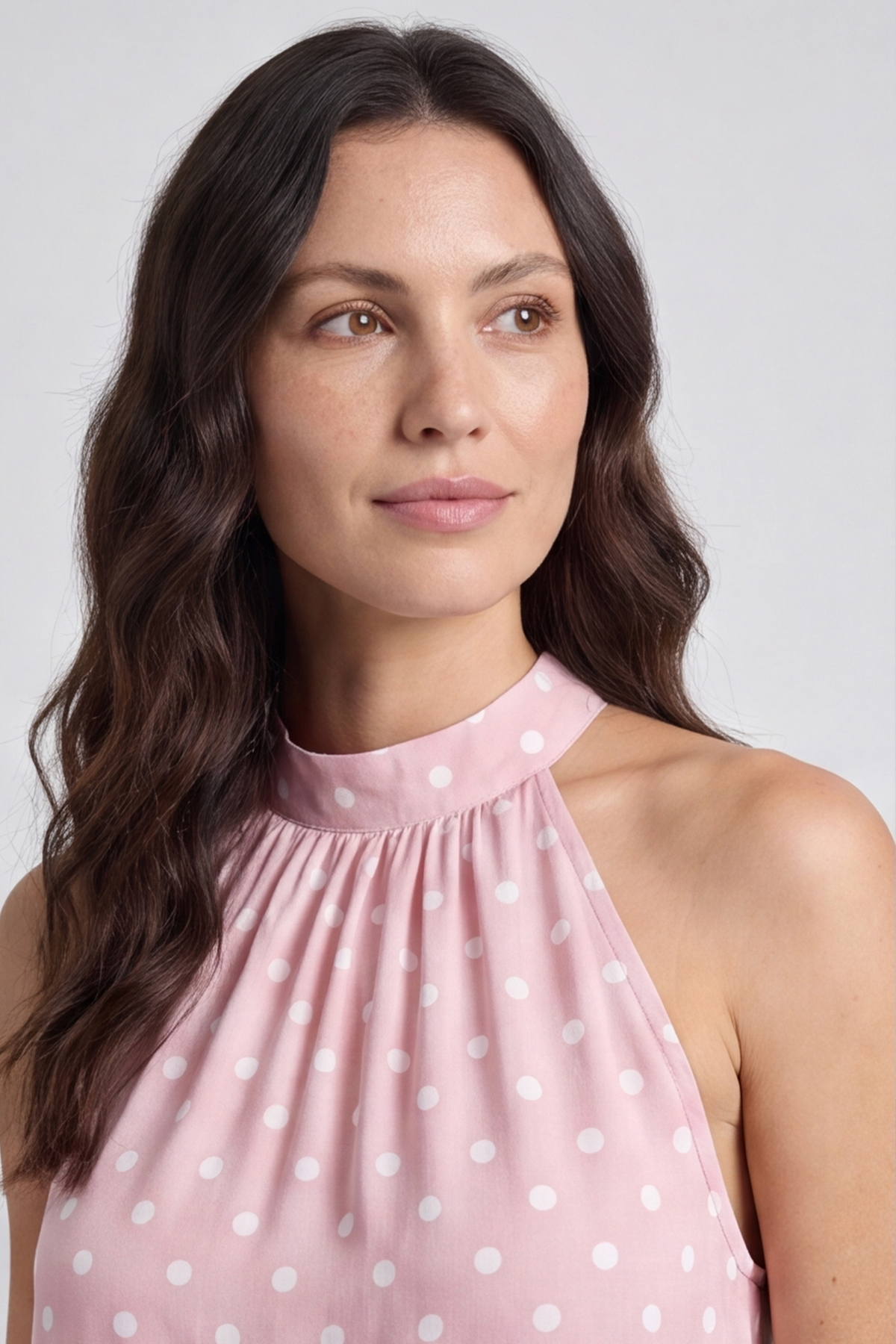 Blake Pink Polka Dot Top