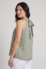 Blake Khaki Polka Dot Top