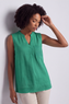 Alora Cotton Relaxed Top Green