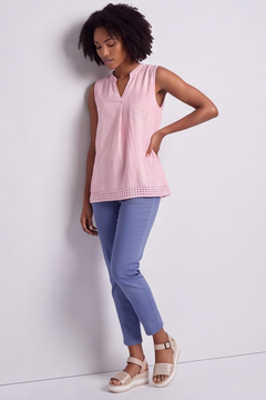 Alora Cotton Relaxed Top Baby Pink