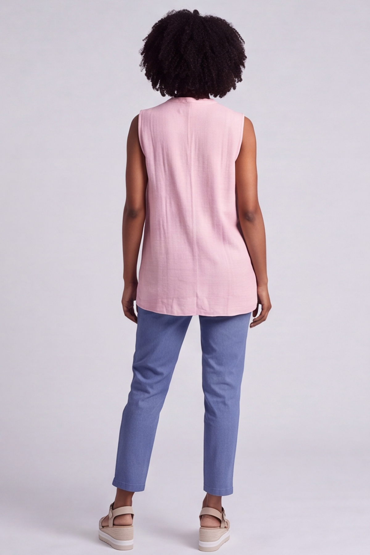 Alora Cotton Relaxed Top Baby Pink