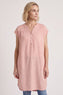 Hayle Button Linen Tunic Pink