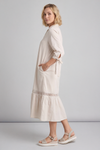 Henrietta Cotton Dress Stone