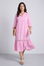 Henrietta Cotton Dress Pink Pink - Henrietta Cotton Dress Pink