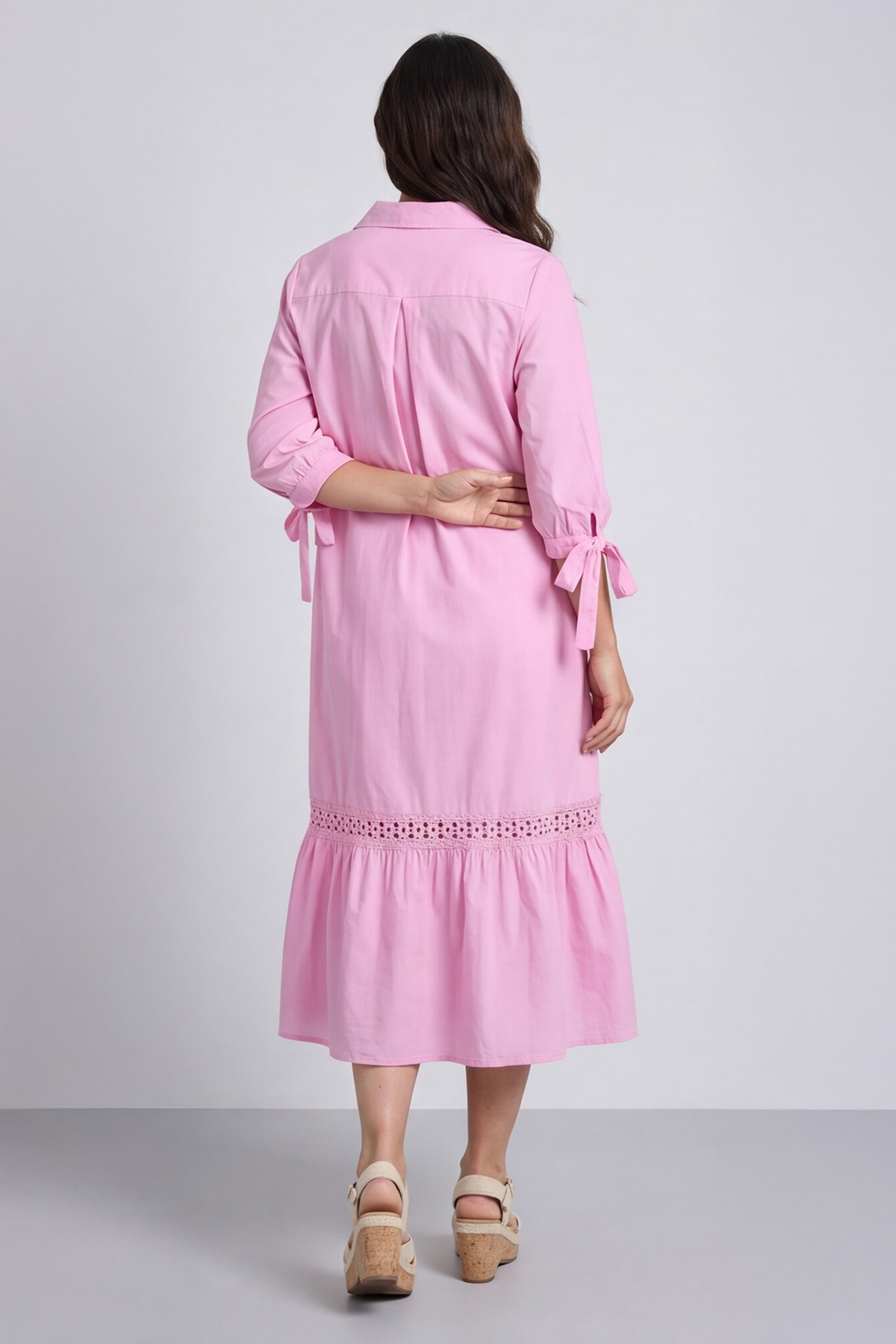 Henrietta Cotton Dress Pink