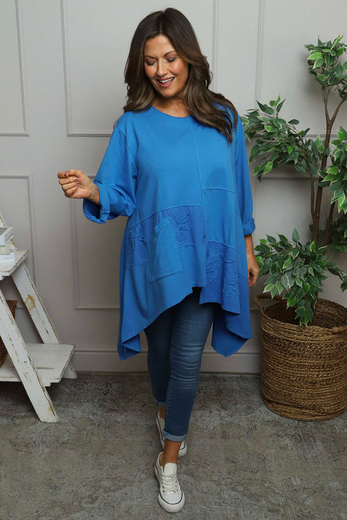 Berenice Cotton Top Cobalt - Image 1