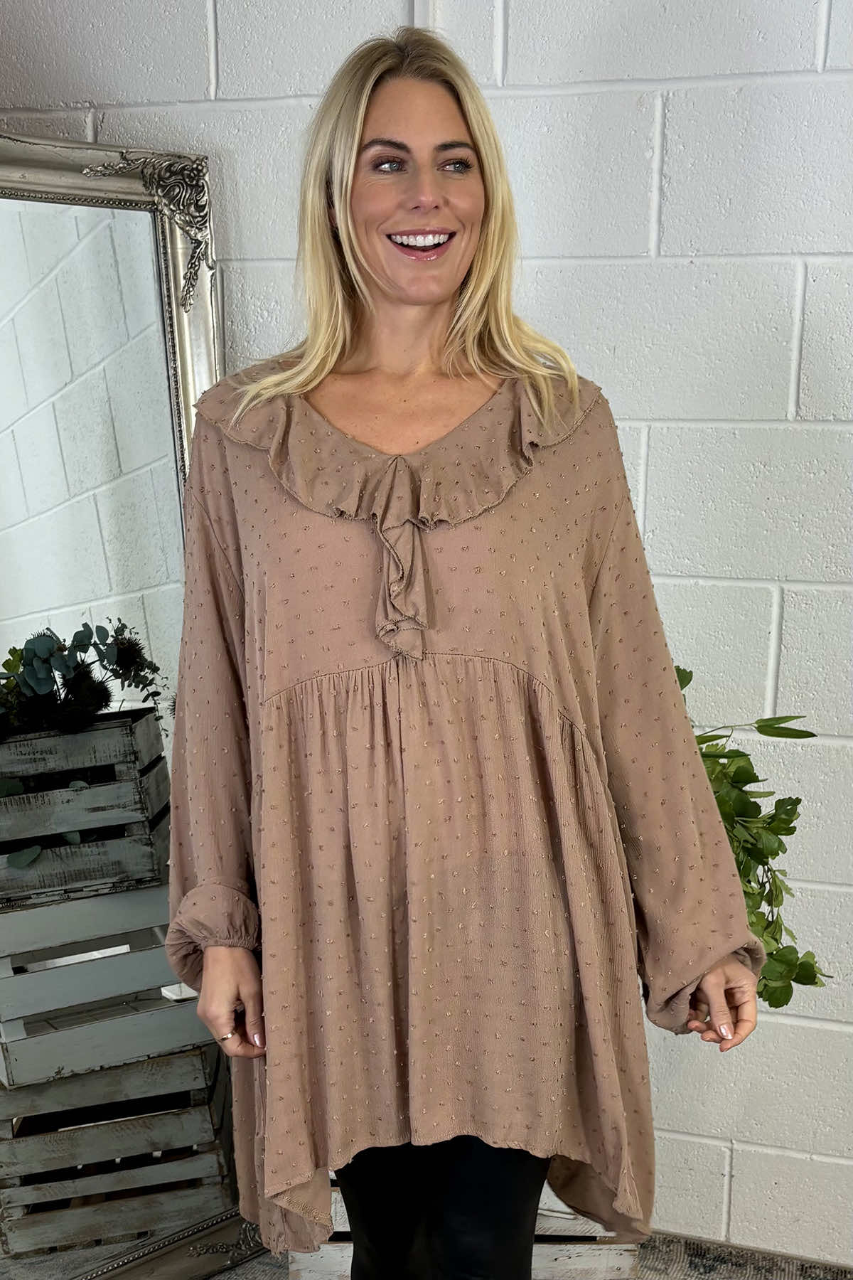 Juliana Blouse Camel