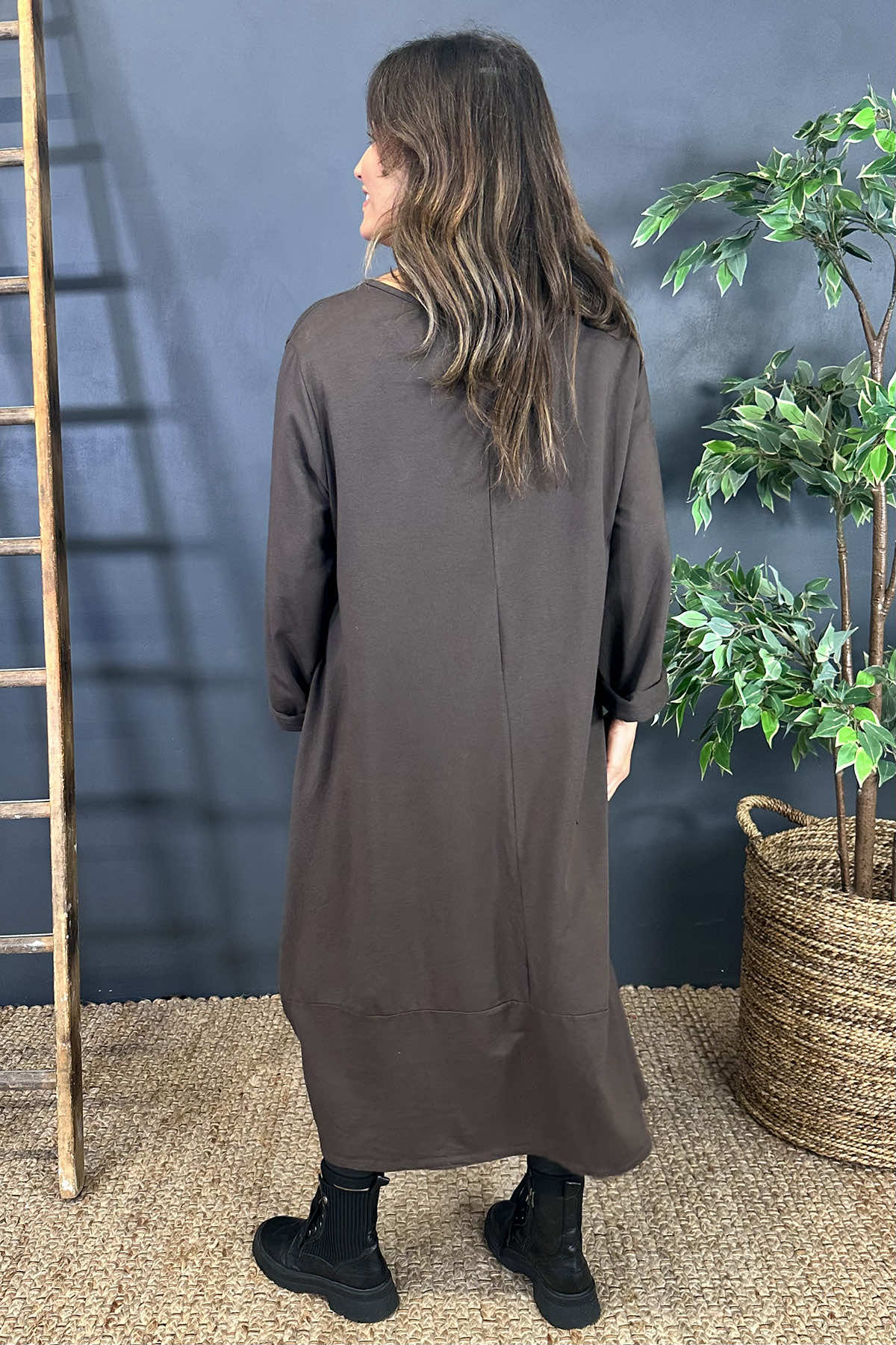 Maura Cotton Dress Cocoa