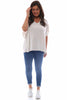 Camelia V-Neck Top Stone