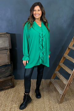 Dorota Shirt Tunic Emerald