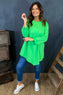 Matilda Cotton Top Green