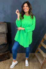 Matilda Cotton Top Green Green - Matilda Cotton Top Green