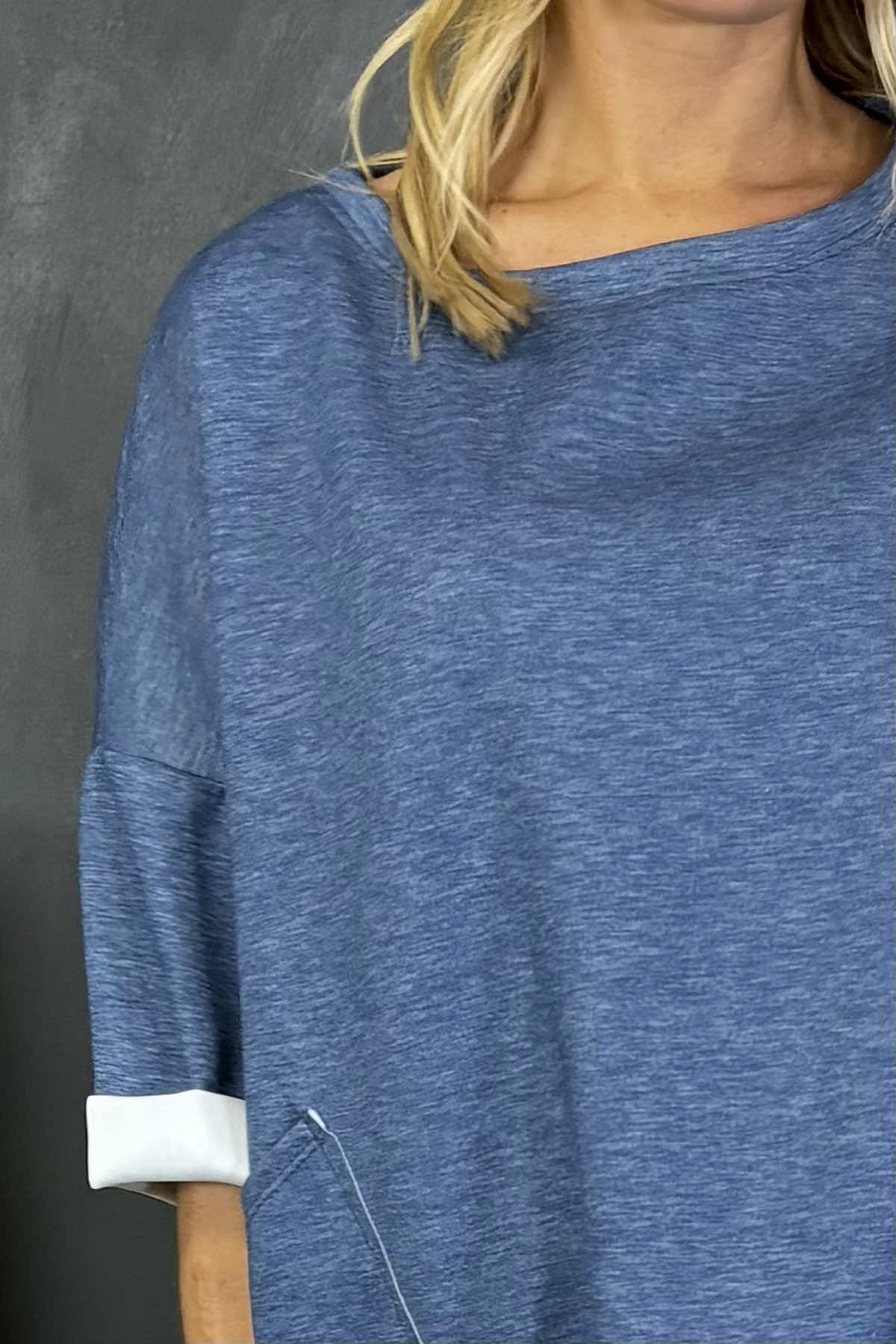 Liesel Pocket Tunic Blue