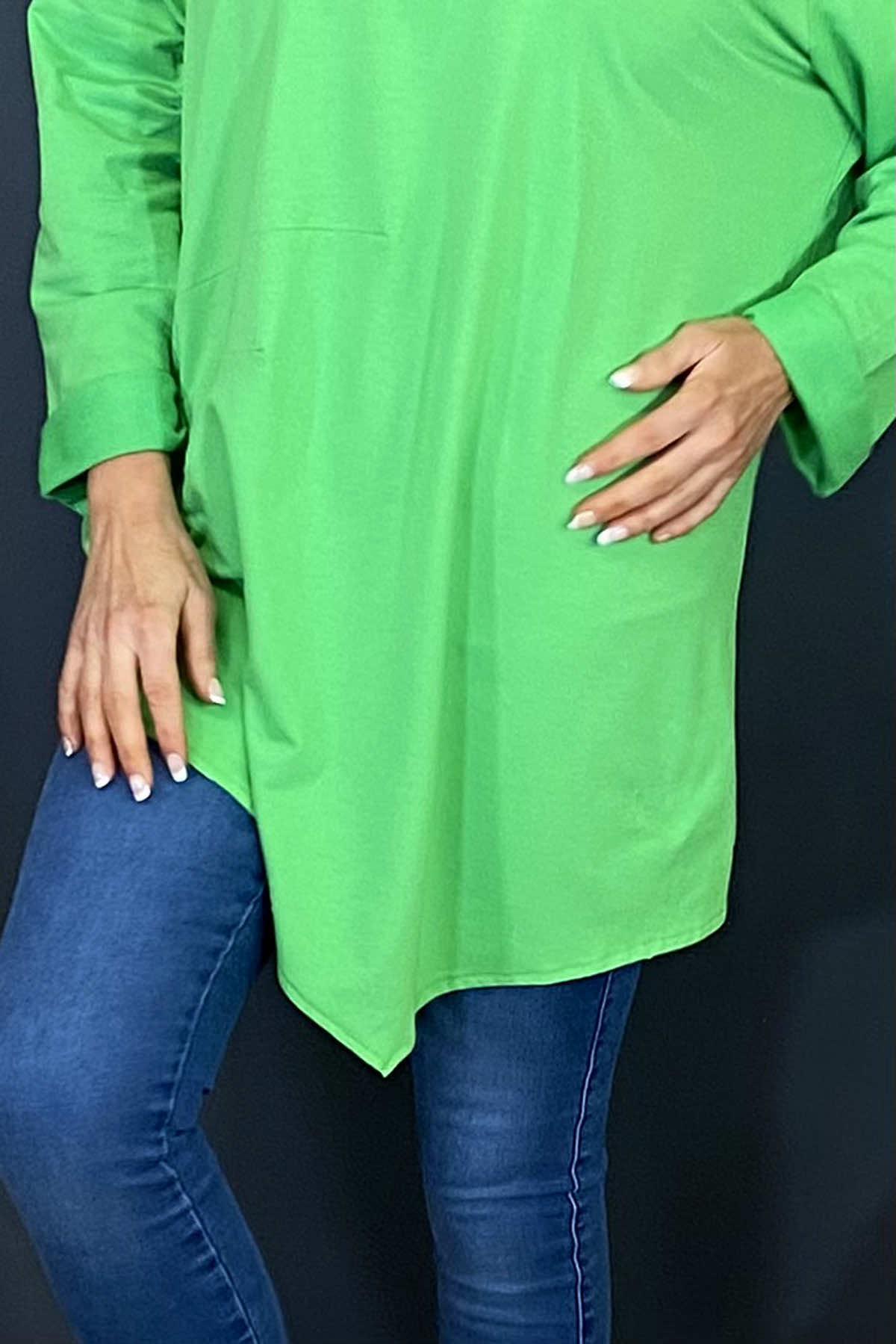 Matilda Cotton Top Green