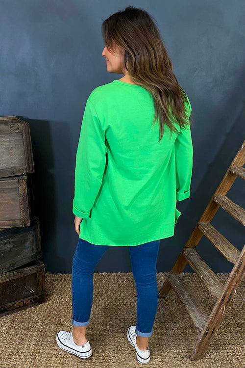 Matilda Cotton Top Green - Image 4