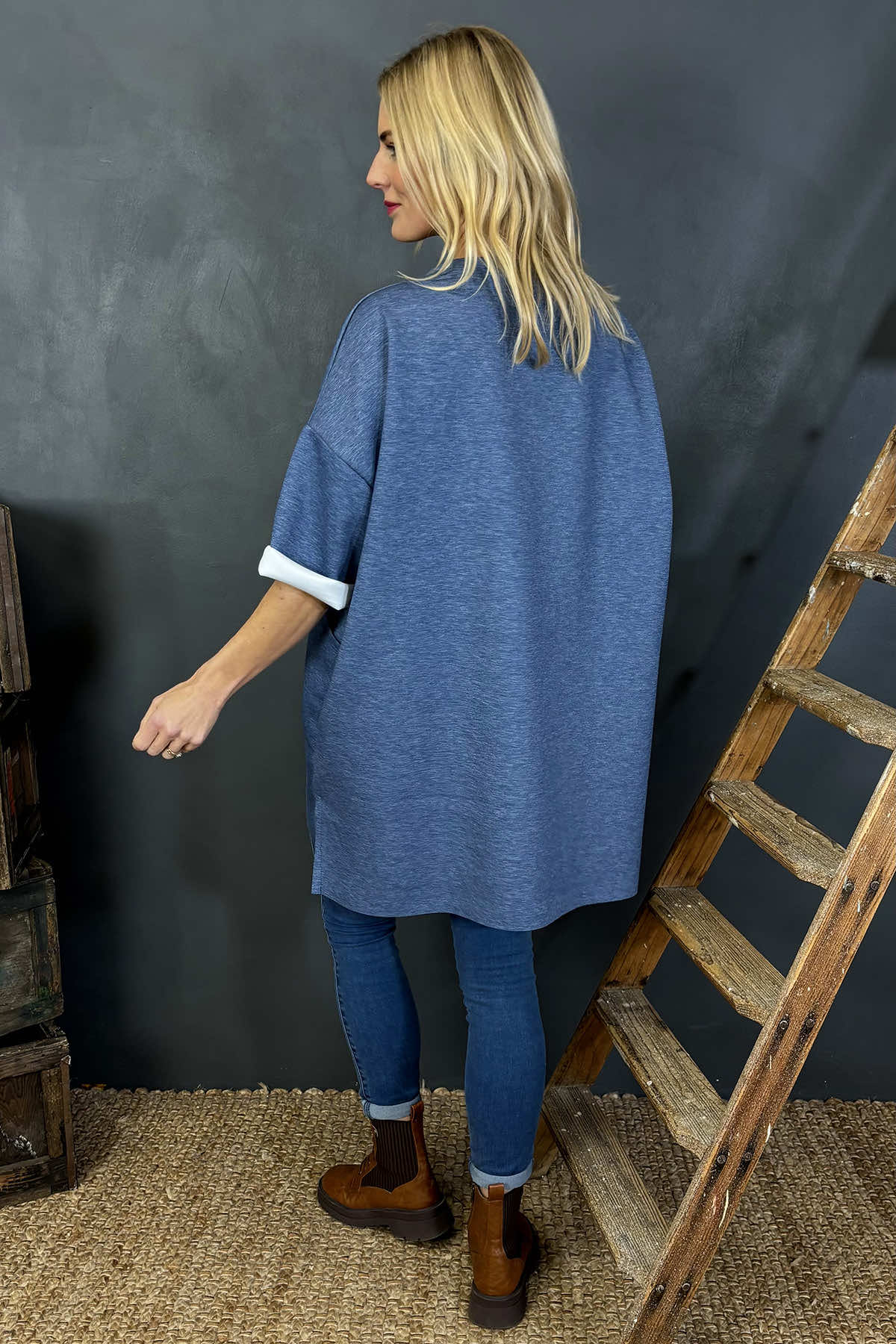 Liesel Pocket Tunic Blue