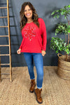 Snowflake Jumper Red