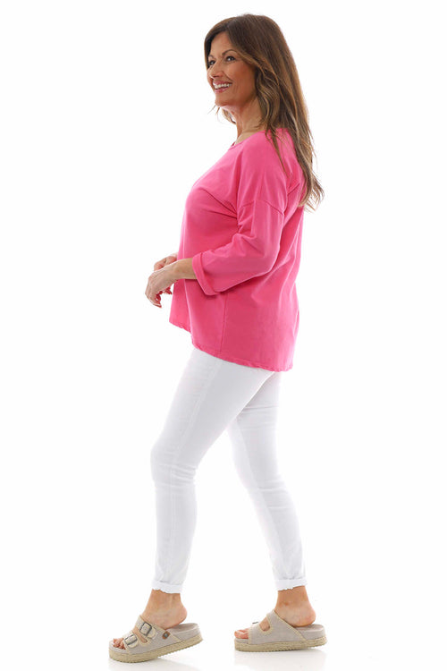 Sports Sweat Top Fuchsia - Image 5