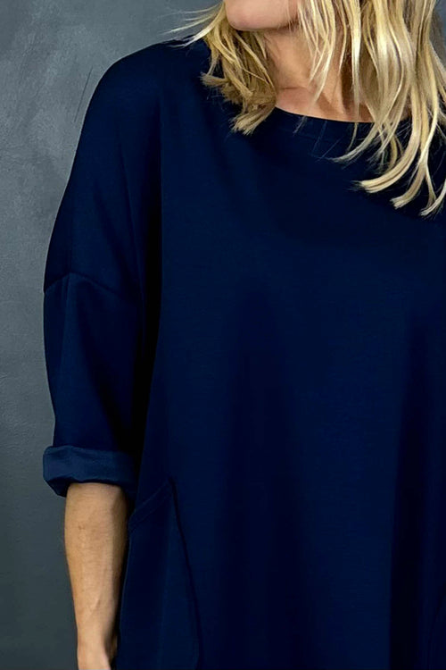 Liesel Pocket Tunic Navy - Image 3