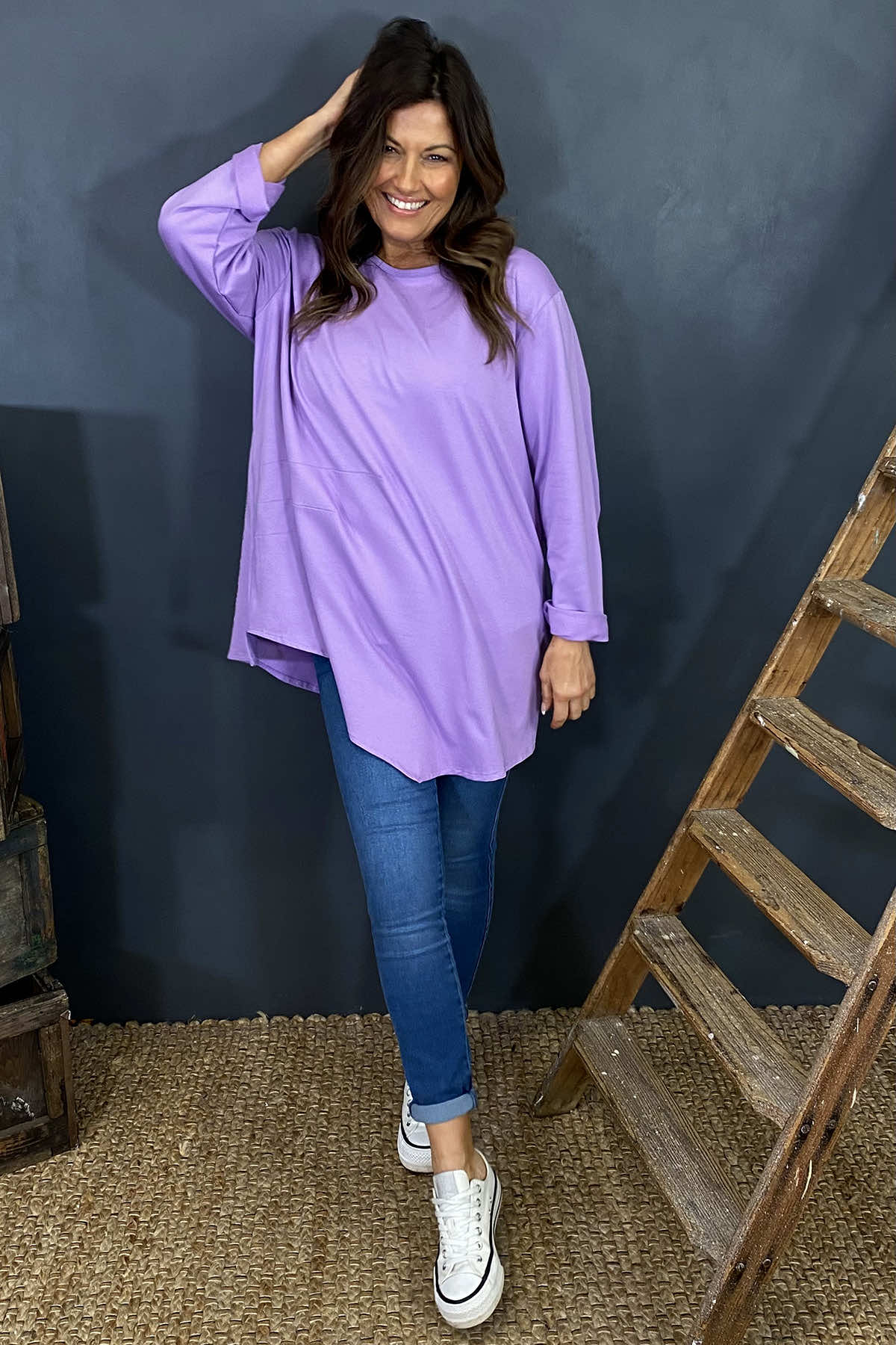 Matilda Cotton Top Lilac