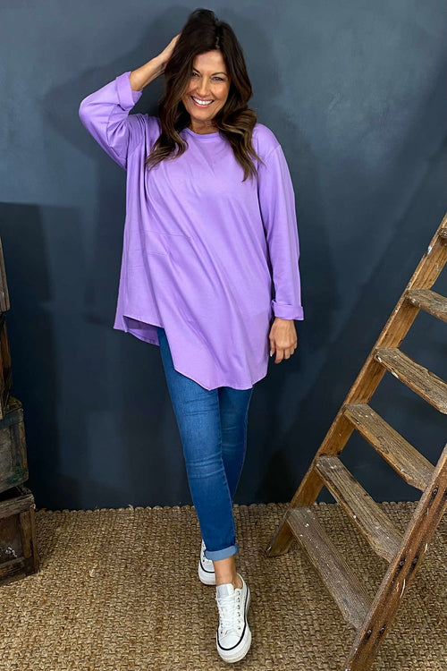 Matilda Cotton Top Lilac - Image 3