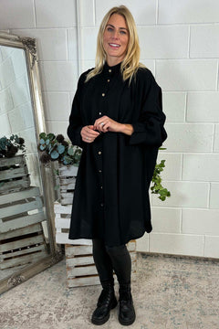 Blair Oversized Shirt Black