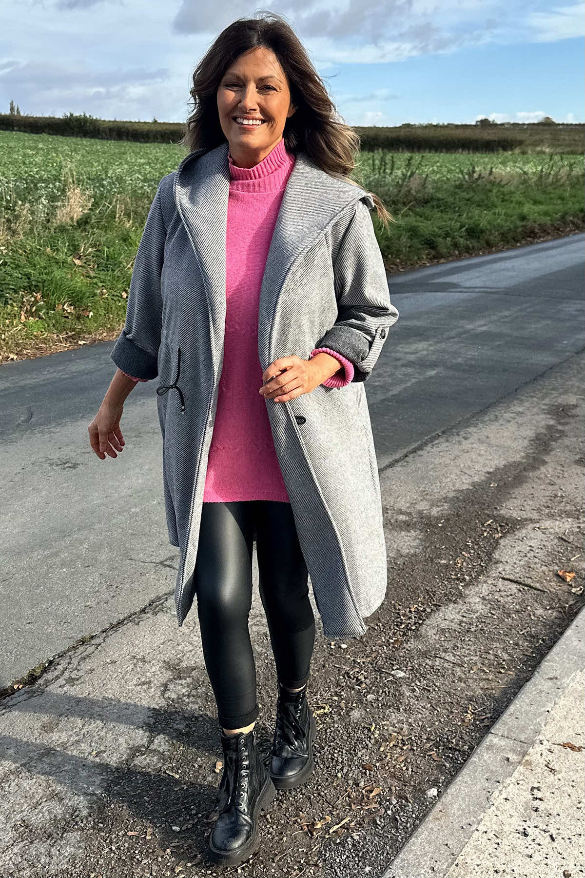 Hailey Coat Grey