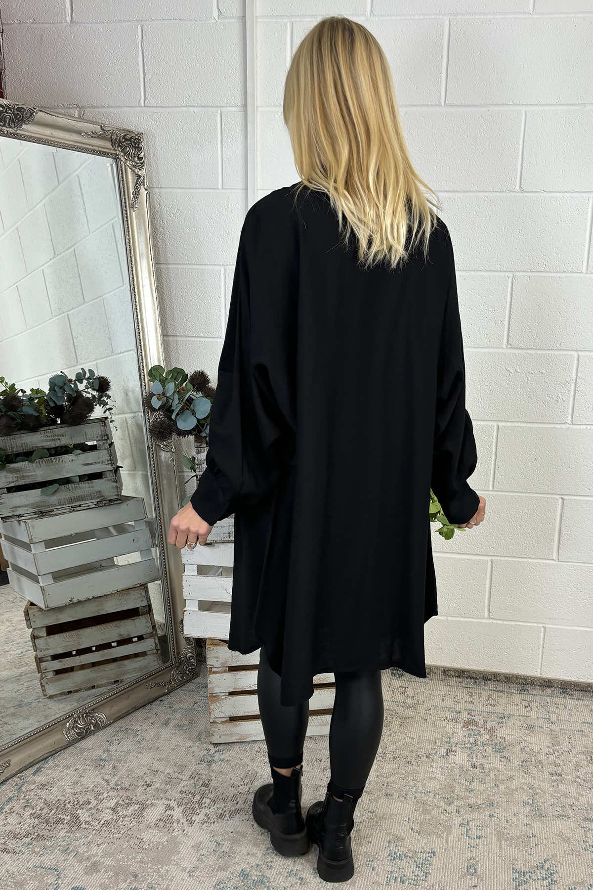 Blair Oversized Shirt Black