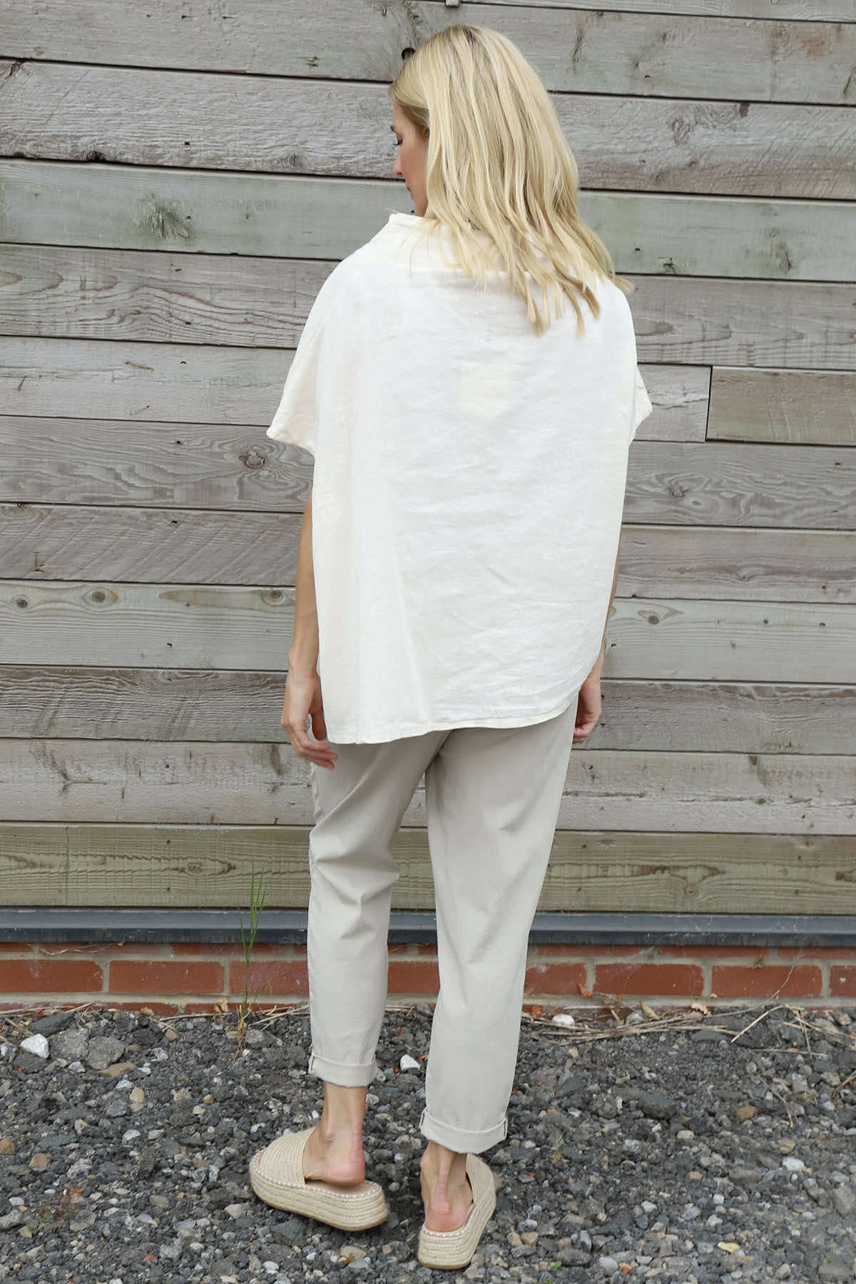 Sabella Linen Shirt Stone