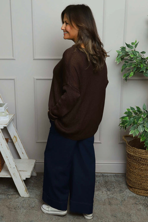Bamburgh Knit Top Cocoa - Image 4